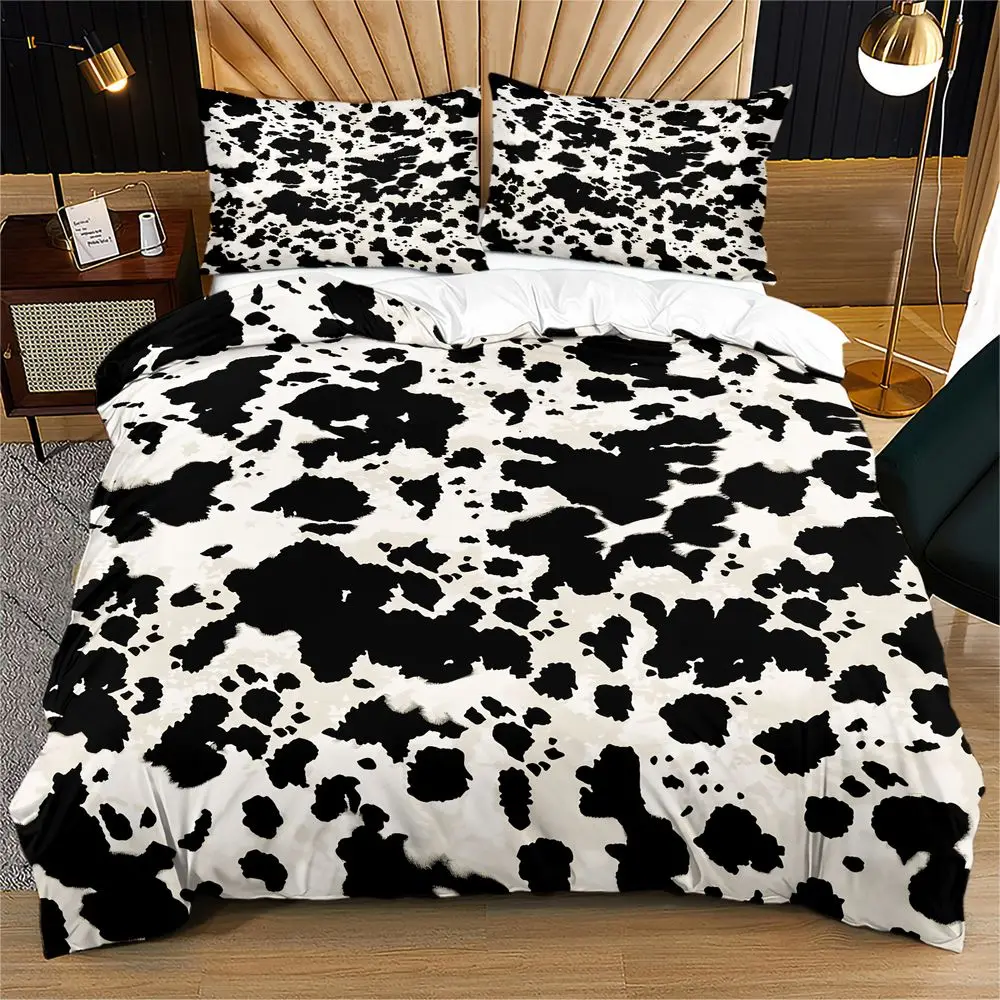 

Cool Digital Print Duvet Cover Set Modern Abstract Bedding Set Soft Microfiber Comforter Cover for Bedroom Home Decor
