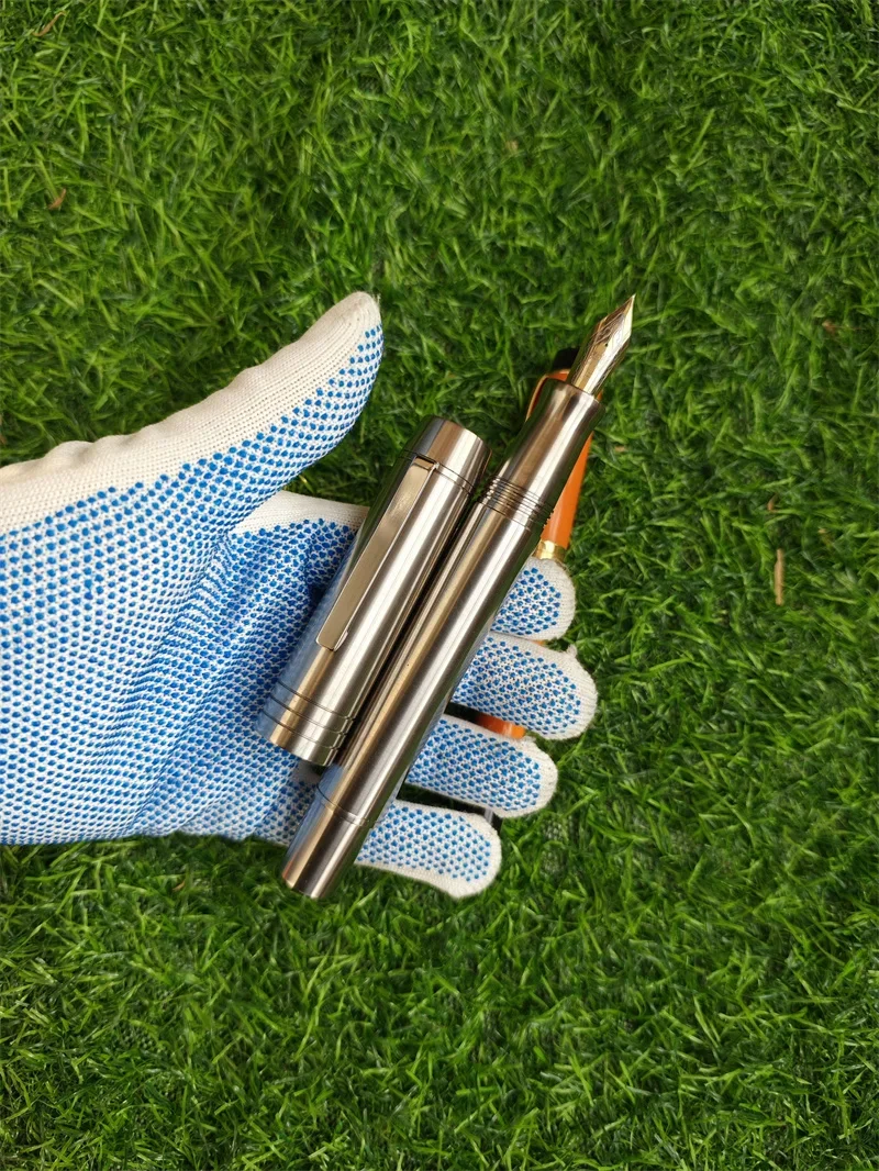 

New Large Capacity Wingsung NO.9 F/M/B Jinhao NO.8 Nib Huge Titanium Alloy Fountain Pen Leadership Business Writing Office Gift