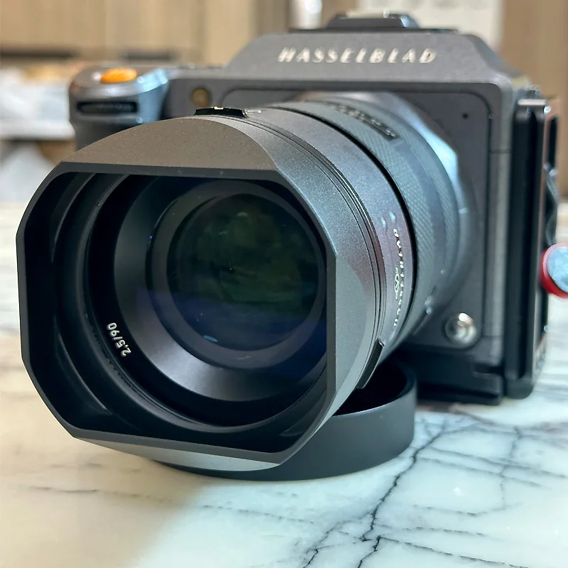 غطاء عدسة مربعة معدنية من Bayonet يأتي مع غطاء معدني مجاني لـ Hasselblad XCD 2.5/90V XCD 90mm F/2.5 V