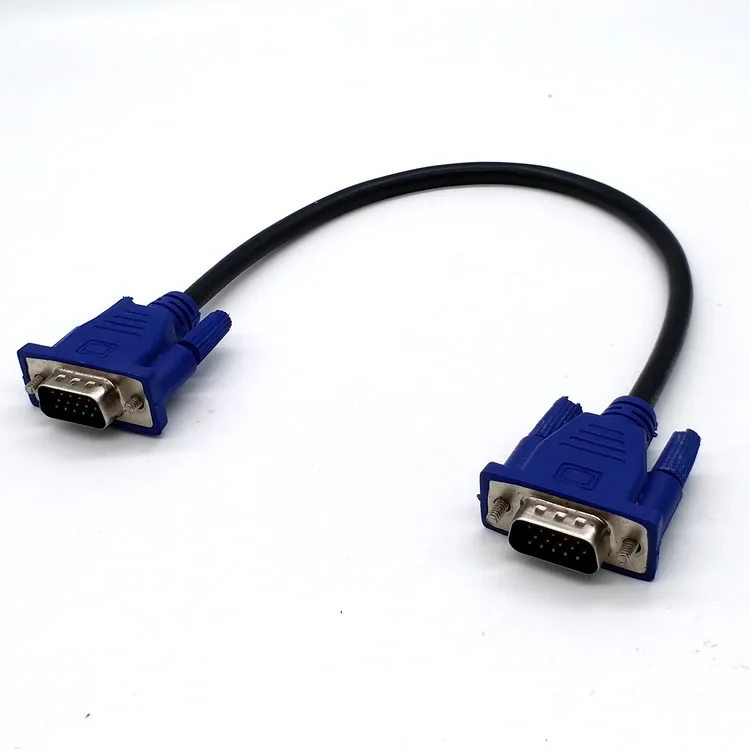 2Pcs 3+5 VGA Cable, 0.3M High Definition 15 Pin Male to Male Video Cord for Computer Monitor Projector