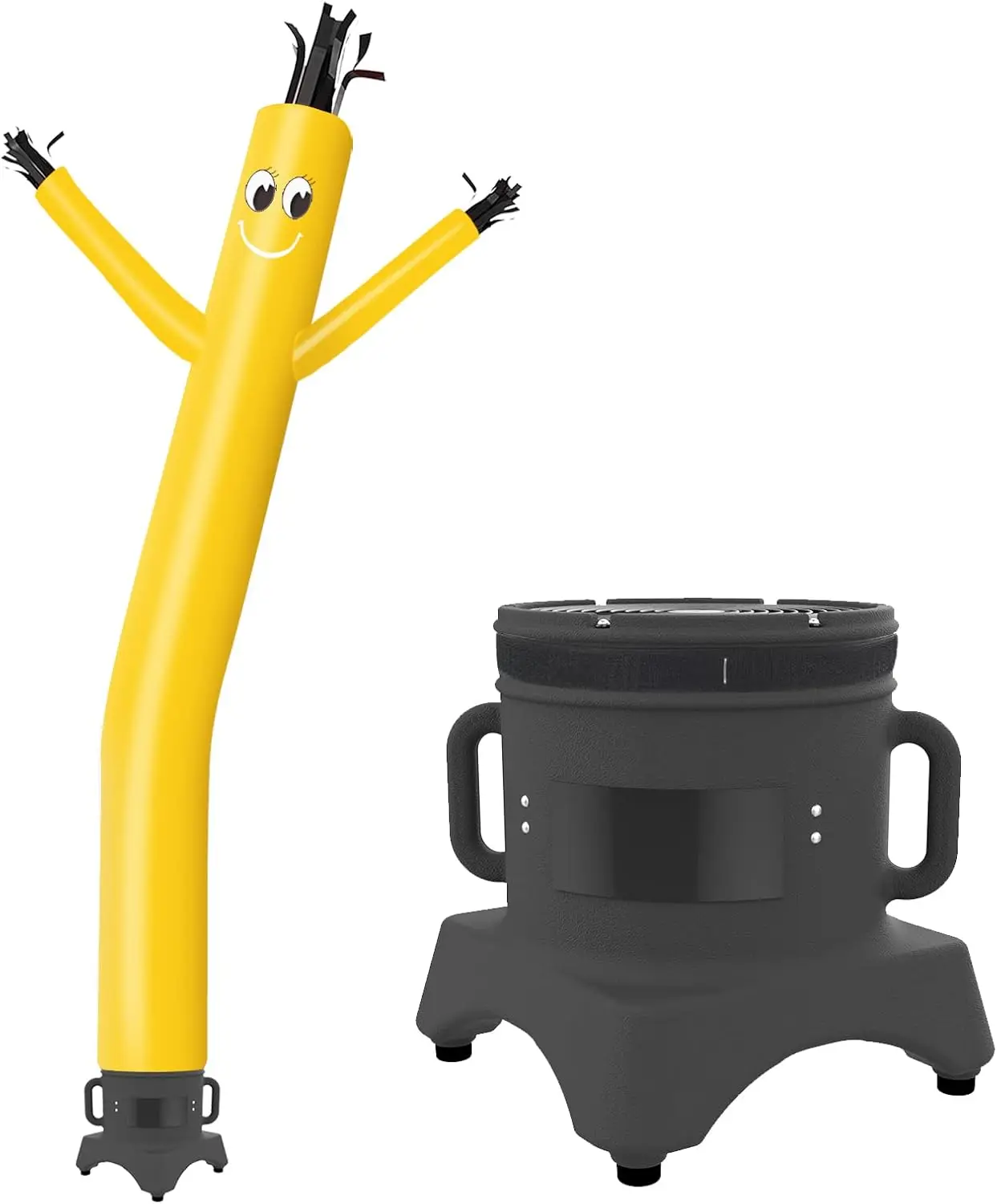 10ft Inflatable Dancer Waving Tube Man Puppet for Store Sign (Yellow)