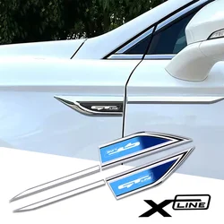 2pcs car accessory Side Doors Blade car stickers for kia k3 k5 seltos atlantica Forte RIO STINGER gt gtline xline