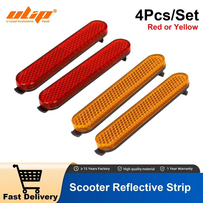 

4 шт. светоотражающая полоса, предупреждение о подсветке для Xiaomi M365 1S Pro2 F2 Plus, электрический скутер, ночная безопасность, модифицированный светоотражающий чехол