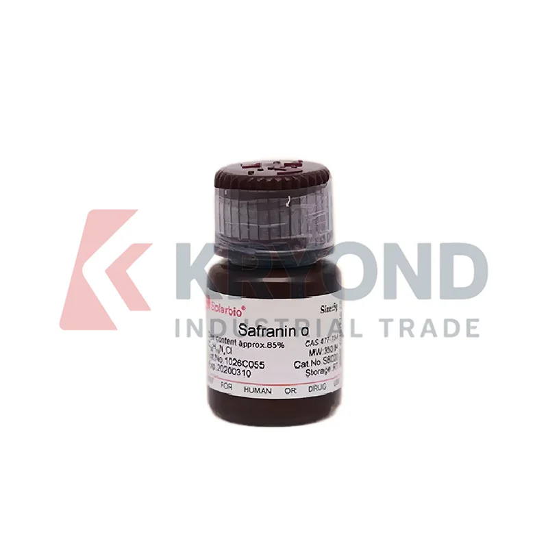 Solarbio Safranin O S8020 CAS 477-73-6 85 Percent Laboratory Staining Dye for Microscopy Research Testing Lab Sample Use Pack 5g