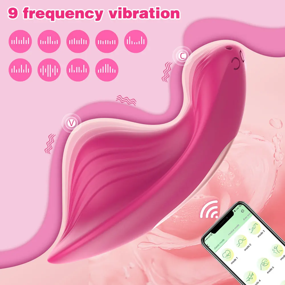 APP Wearable Vibrator for Women Bluetooth Control Egg Clit Stimulator Magnetic Wear Vibrating Female Masturbator Sex Toys Adults