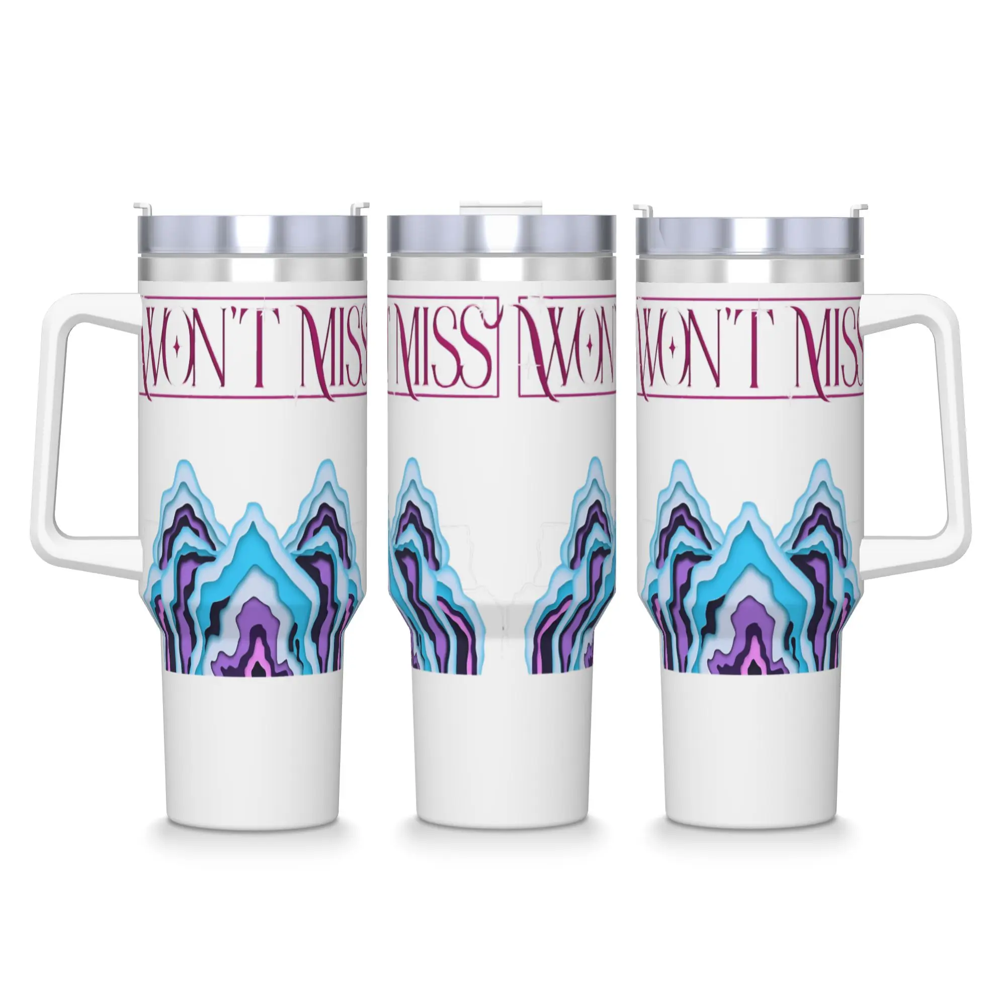 

Mira Kpop Demon Hunters Won't Miss Stainless Steel Tumbler Thermal Cups With Straws Large Car Mugs Cold and Hot Water Bottle