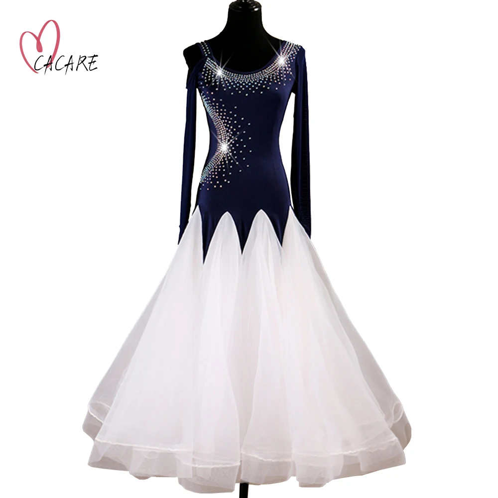 

Ballroom Dance Formal Dresses Long Woman Clothing Female Standard Dance Wear Costume Waltz Dress Modern Modern D0479 Customize