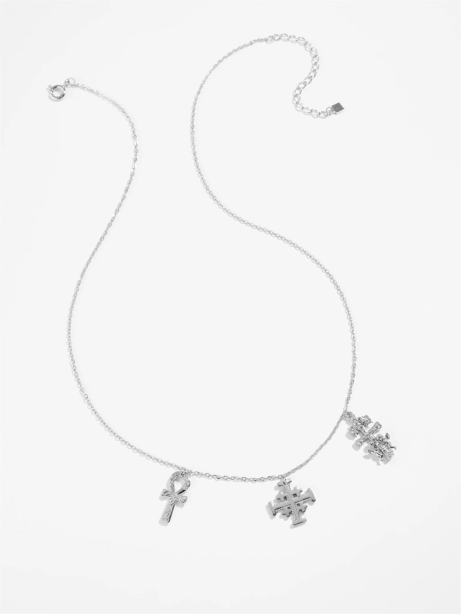 DPLAOPA 925 Sterling Silver Gold Plated Silver SACRED NECKLACE Long Chain Special Luxury Jewelry Wedding Crystal Jewels