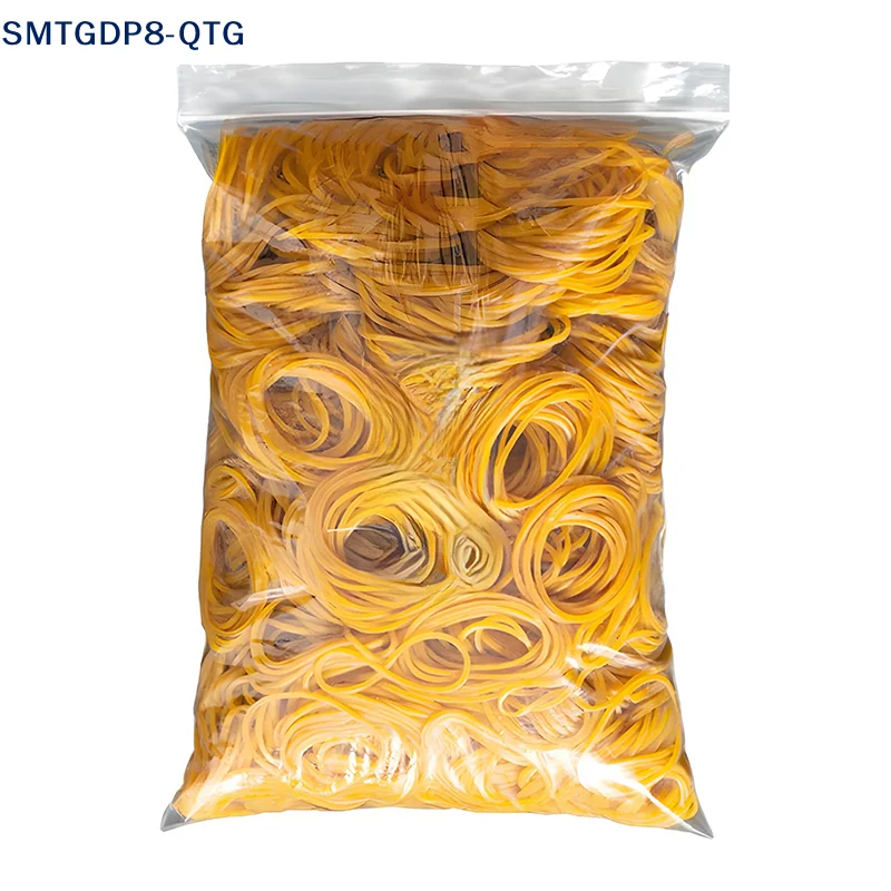 40mm High Elastic Yellow Rubber Band Yellow O Rings Set Fastener Strong Rubber Elastic Bands Office School Household Supplies
