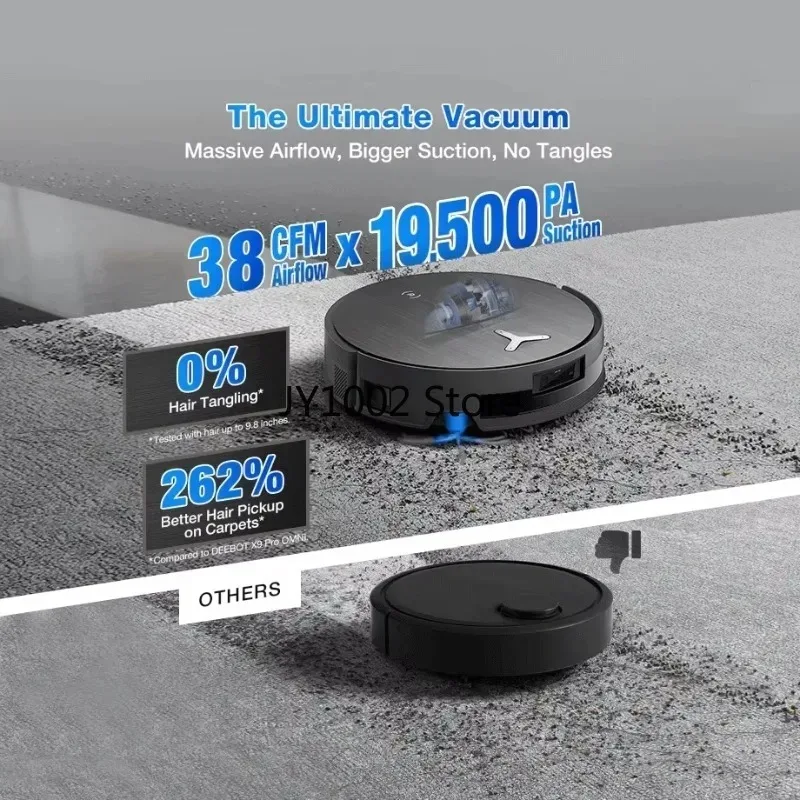 All-In-One Vacuum Cleaner Thin Wet Clock Floor Washing Sweeping Mopping Hotels Household