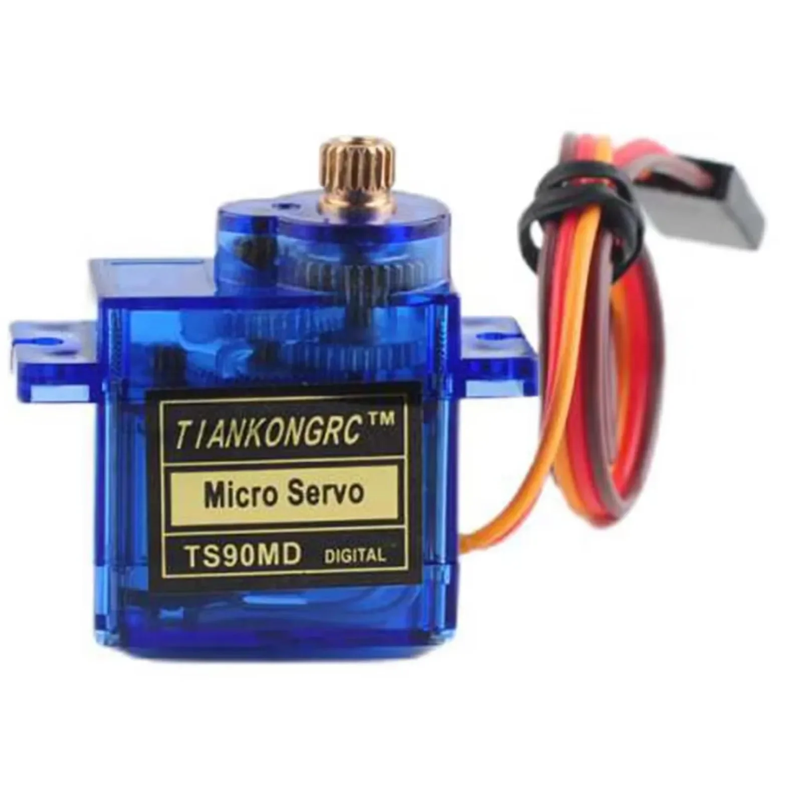 10PCS TS90MD 9g Digital Micro Servo Full Metal Gear 90/180/270/360° PWM Control for RC Robot Plane
