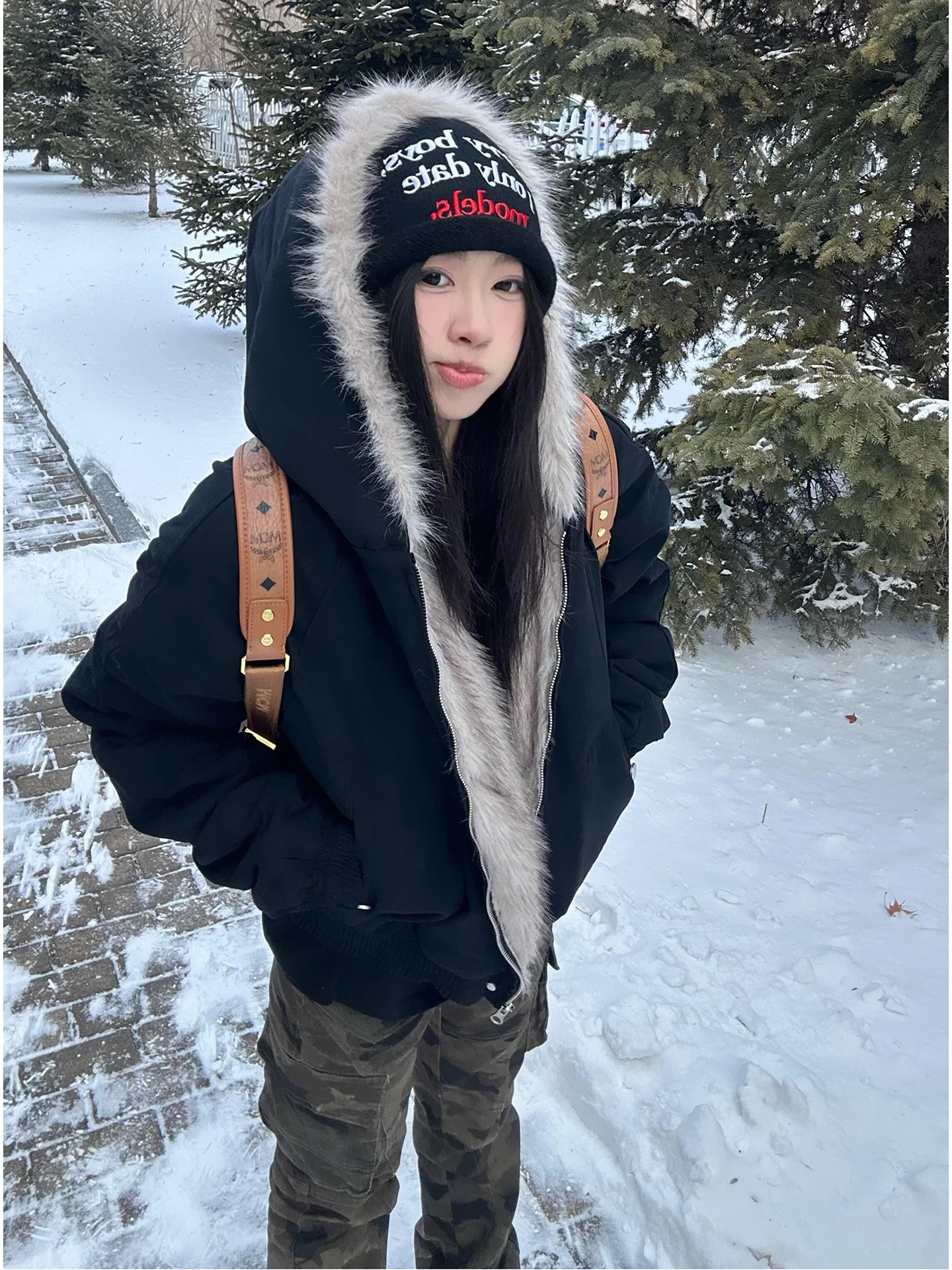 

Bla Hooded Jaet Cotton Clothes Men Winter American Heavyweight Fce Lined Thi Warm ort Sle Cotton Coat Outerwear