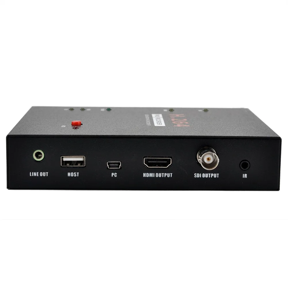 H.264 Pro Recorder SDI HD HDMI From SDI And Hd-mi Video Capture Encorder Record HD Signal To USB Or HDD Support Live Streaming