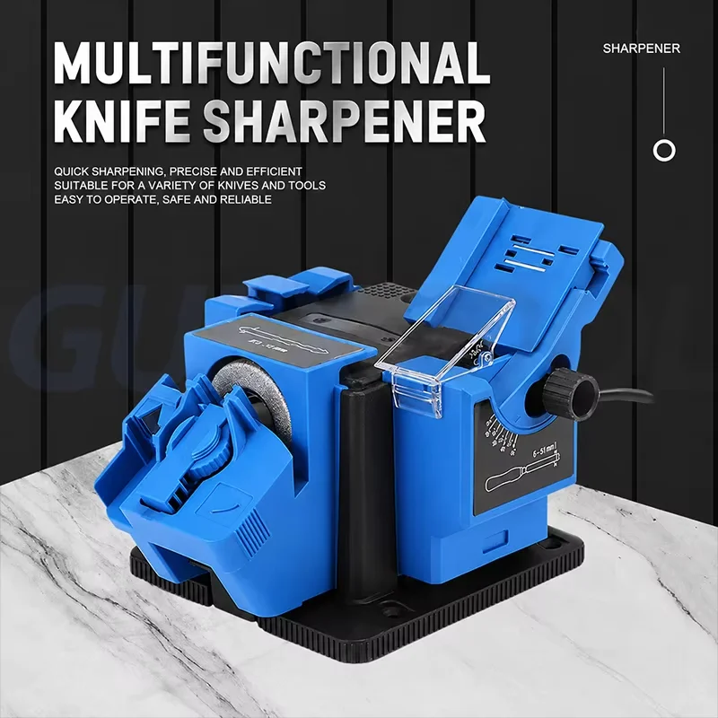 Electric Drill Bit Sharpener Drill Bit Knife Scissor Sharpening Tools Multitask Sharpening Machine for Chisel HSS Knives Scissor