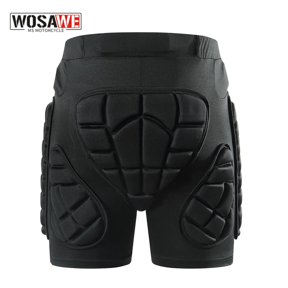 WOSAWE Motorcycle Shorts Ski Hip Padded Shorts Skiing Skating Snowboarding Shorts Outdoor Sports Riding Equipment