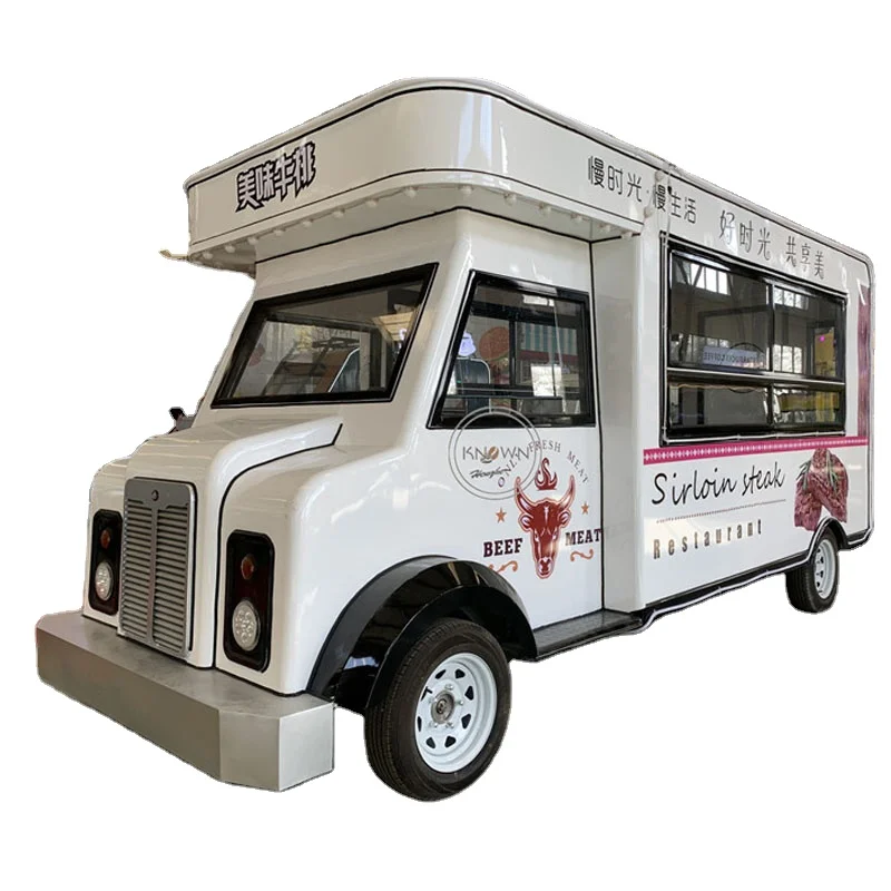 OEM Electric Fast Travel Trucks Ice Cream Food Cart Hot Dog Cart Coffee Van Truck Kiosk Food Truck For Sale In Usa