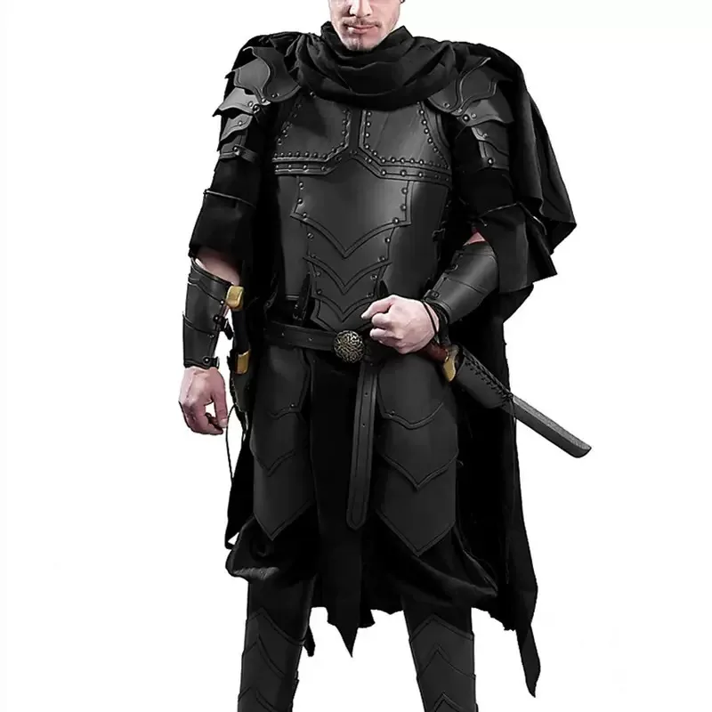 

Medieval Viking Knight Pirate Body Shoulder Armor Set Roman Warrior Cosplay Costume Larp Outfit Pauldrons Steampunk Vest Armor