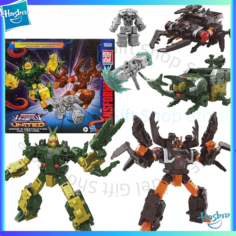 

Hasbro Transformed toys Legacy United Doom'n Destruction Collection 3-Pack Chop Shop Barrage Original Action Figure Model Toy