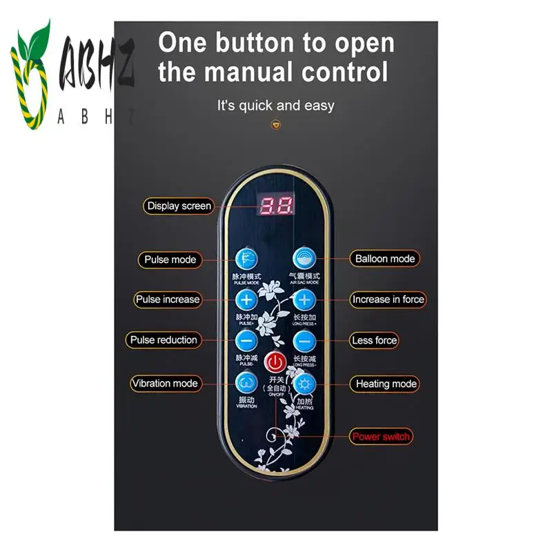 

ABHZ-Электрический массажер для талии, поясничная тяга, воздушная подушка, надувной поясничный отдел позвоночника, массаж тела, облегчение вибрации, здравоохранение, вилка европейского стандарта, Du