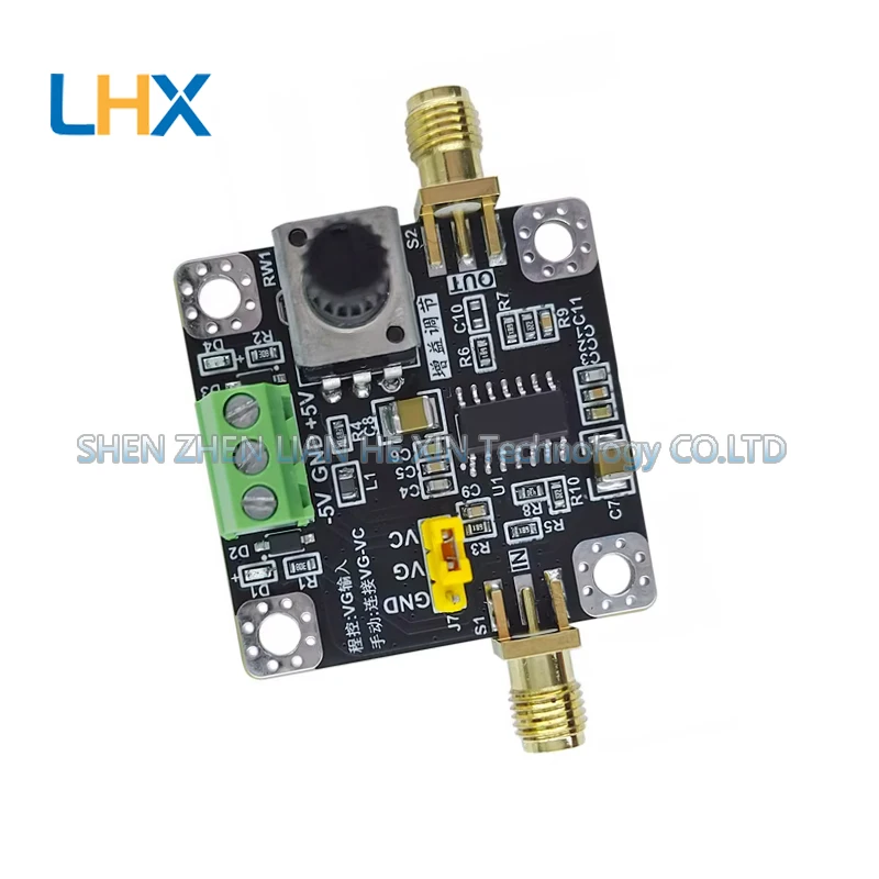 VCA821 voltage controlled gain amplifier module VGA program control 130M bandwidth multiple adjustable