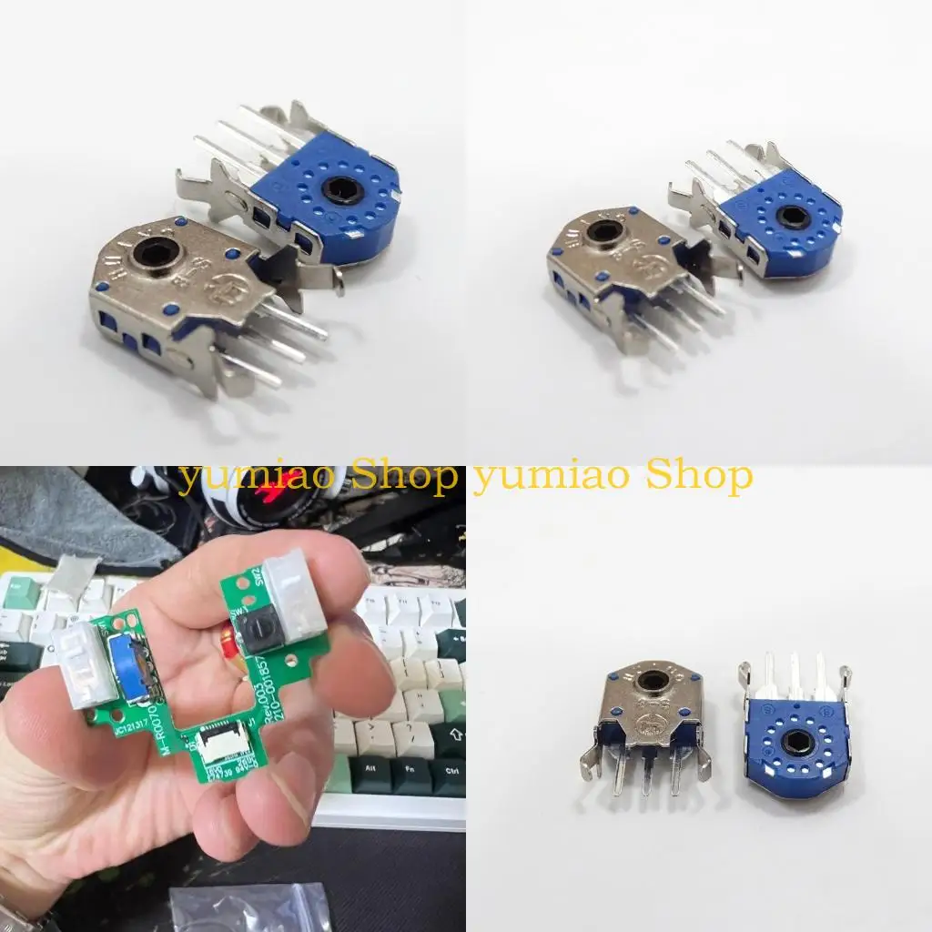 587B Smooth Operations 2Pcs HUANO 8mm Blue Cores Encoders for GPROX Superlight Mouse Control Experience