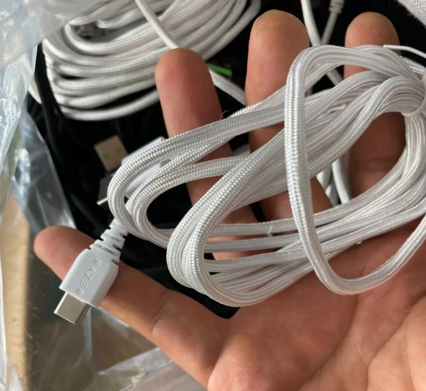 Cable USB para ratón Razer Mamba, DeathAdder v2 Pro, Basilisk, Razer Viper Ultimate, DeathAdder V3 Pro, Basilisk V3