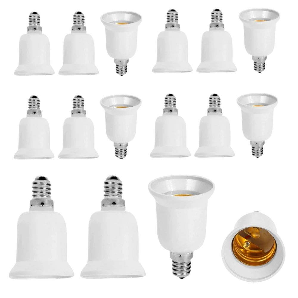 1~10PCS Converter E14 To E27/G24 To E27/E27 To E14/E12 To E14 Adapter Conversion Socket Material Socket Adapter Bulb Lamp Holder