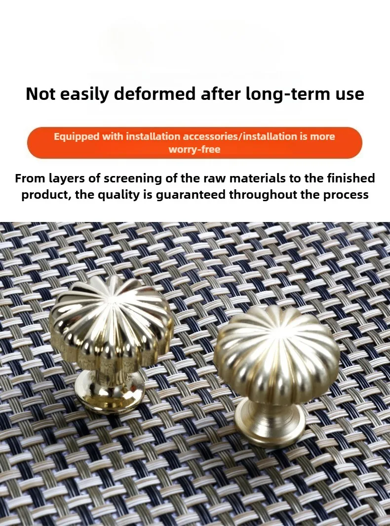 3 Stück Minimalistische Schubladenknöpfe im Europäischen Stil aus Massivem Aluminiumlegierung, DIY-Ziehgriff, Klassischer Luxus-Schubladenknopf, Schranktürgriff – Detail 5