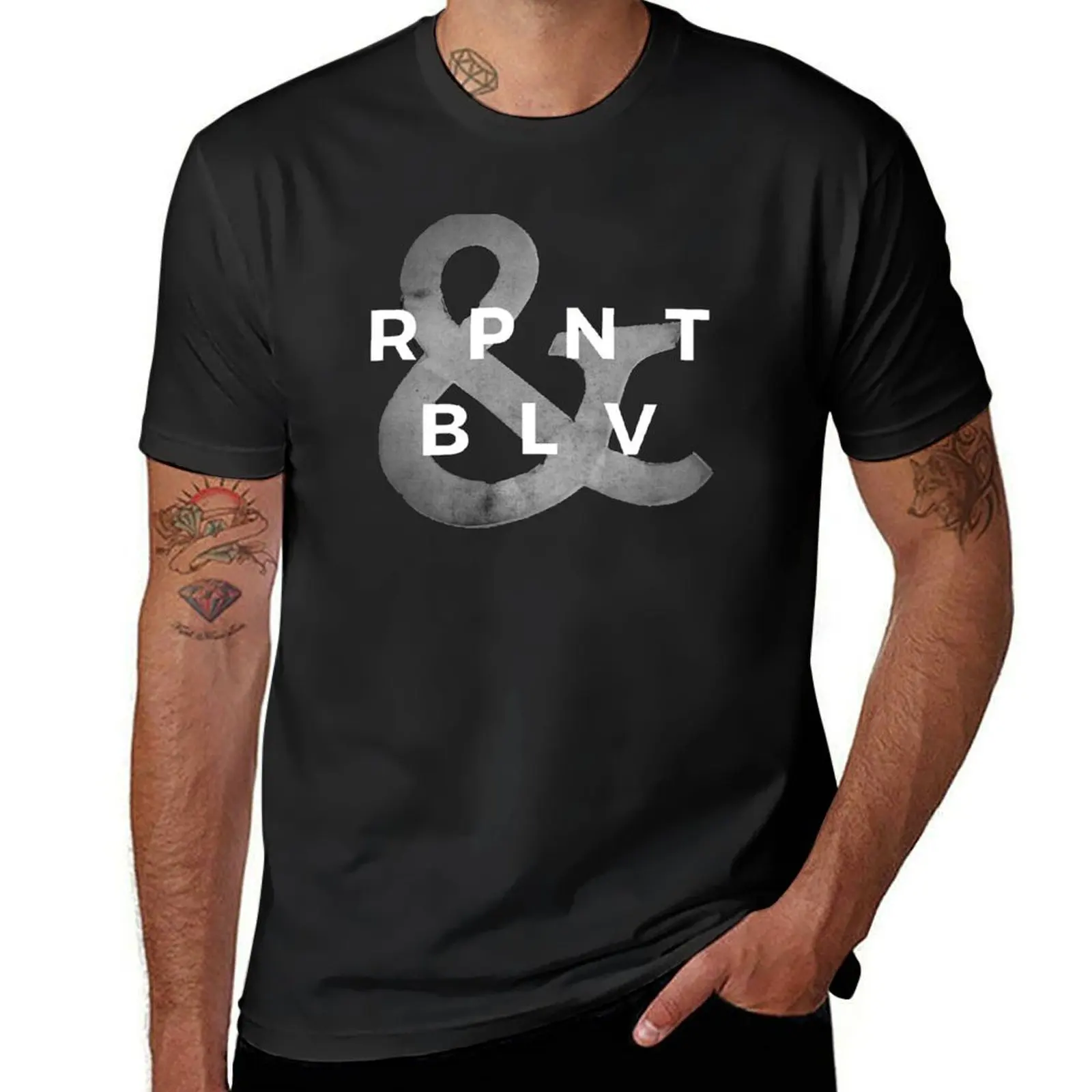 RPNT & BLV Repent and Believe Shirt Ampersand Christian Graphic Evangelism Spurgeon Gear T-Shirt