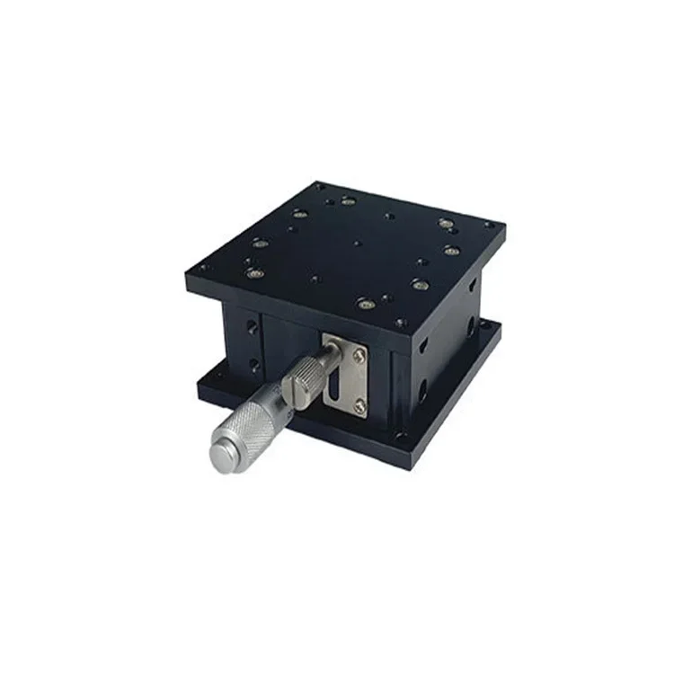 Z-axis manual lifting table optical precision displacement fine-tuning slide table cross guide rail horizontal lifting platform