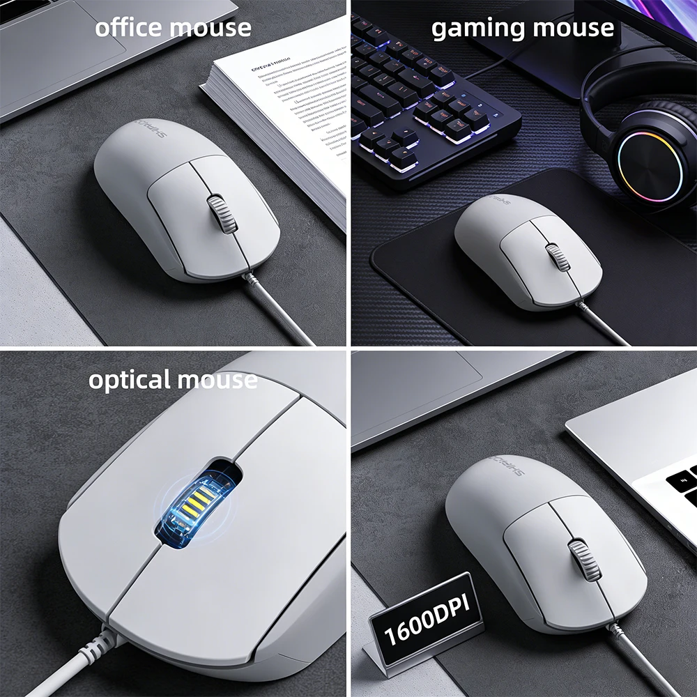 Mouse Gaming Berkabel USB S310 - Pc Gaming Xiaomi ulasan dan harga