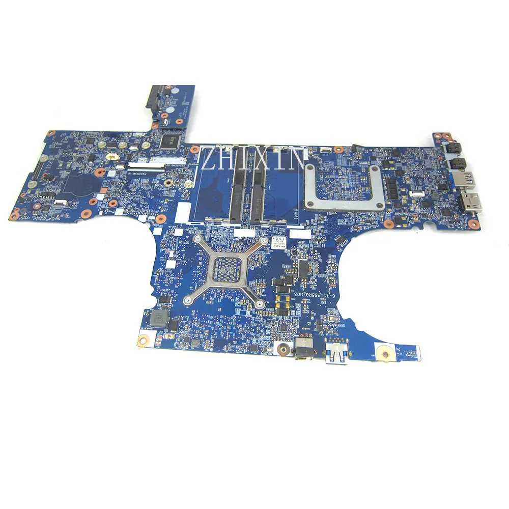 

FOR Clevo Future Human T5 Z7-SL7D3 P670R laptop Motherboard with SR2FQ i7-6700HQ CPU 6-77-P670RG1M-N03 N16E-GX-A1 full test