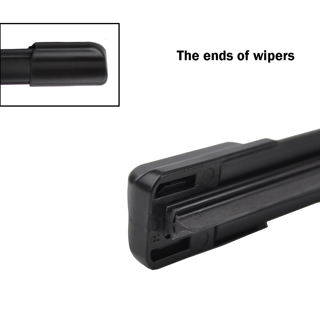 Erick's Wiper Front & Rear Wiper Blades Set For Peugeot 2008 A94 2013 - 2018 Windshield Windscreen Window Brushes 26"+16"+12"