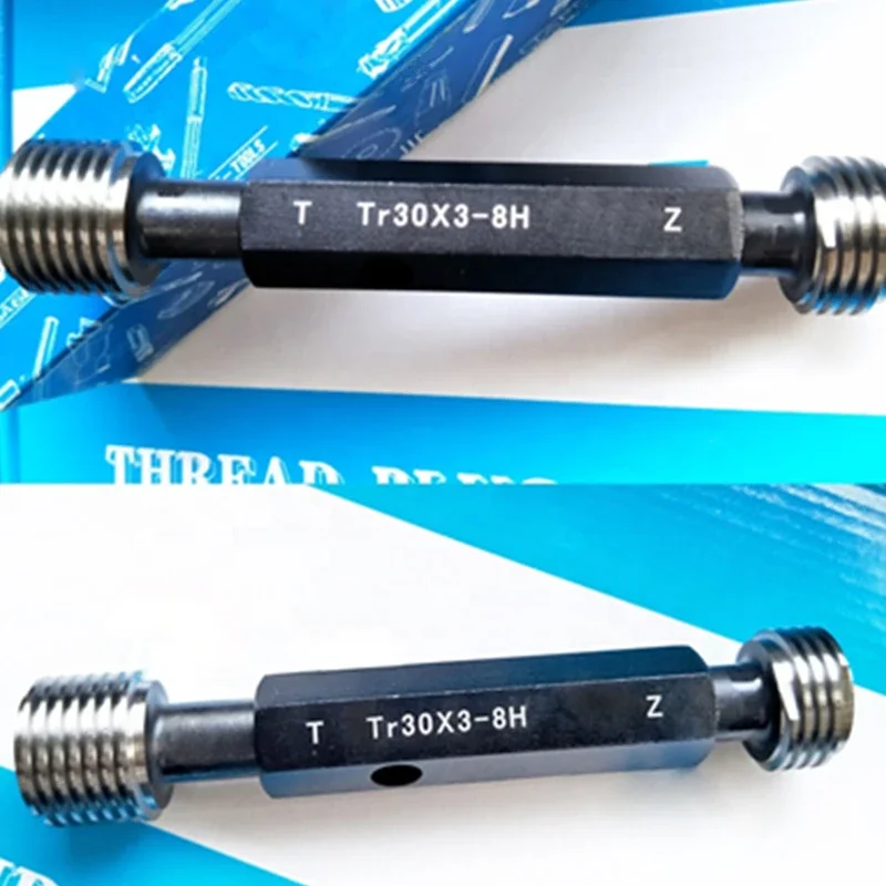 Tr12x3 Tr16x4 Tr20x4 Tr24x5 Tr26x5 Tr28x6 7H 7e LH Trapezoidal Thread Plug Ring Gauge Tr Gauges Spline Screw GO NOGO