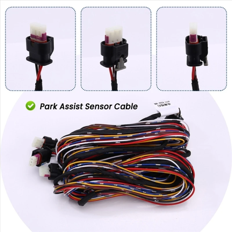 Replacement Parking Assist Sensor Cable for F10 F12 F13 61119336380 Rear Bumper Parking Sensor Wiring Auto Accessories image 3