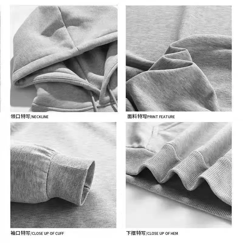 2026 Modell Herren Modischer und Luxuriöser Bedruckter Langarm-Pullover mit Kapuze - Trendiger Frühlings- und Herbststil - Sportbekleidung – Detail 9