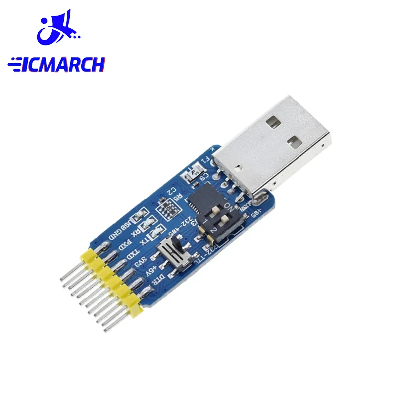 1/5PCS CP2102 USB-UART 6-in-1 USB-последовательный адаптер USB-TTL/RS485/232 TTL-RS232/485, Многофункциональный модуль последовательного порта