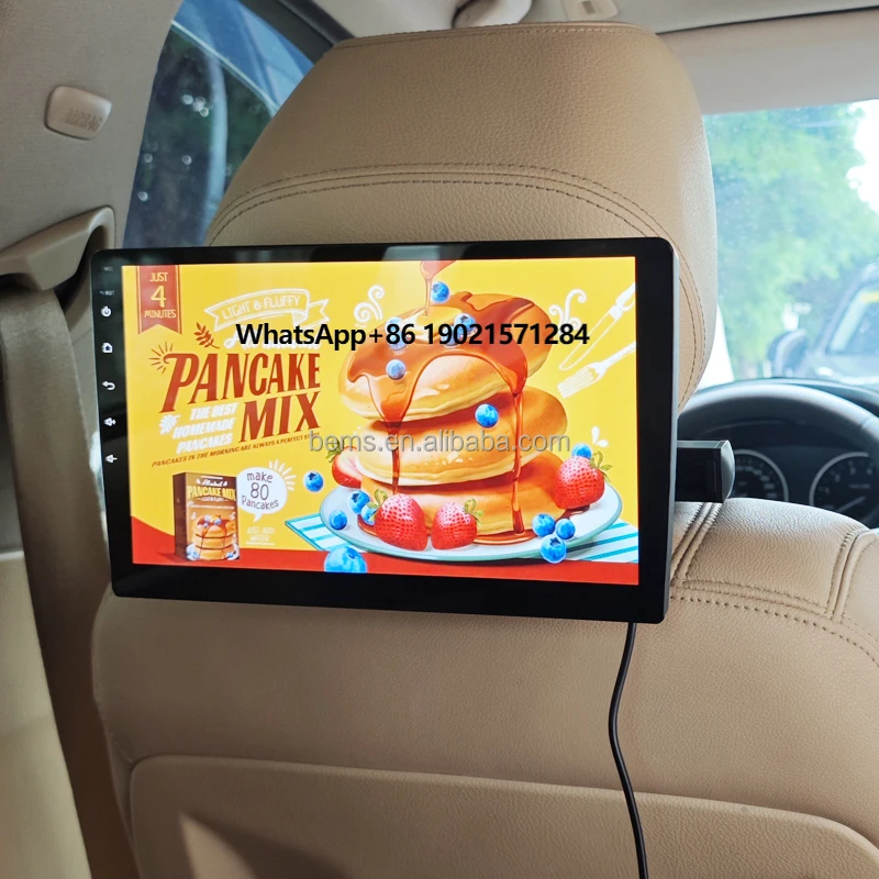 10.1/13 Inch Android 4G Gps SD Digital Signage and Displays Smart Tv for Taxi Car Advertising Screen Auto Start Ad While Driving