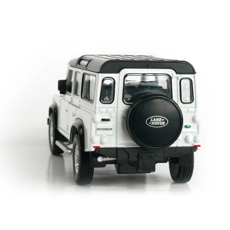 Scale 1/36 Car Model Replica Miniature Land Rover Defender Alloy Diecast Collection Toys Xmas Gift Office Home Decoration