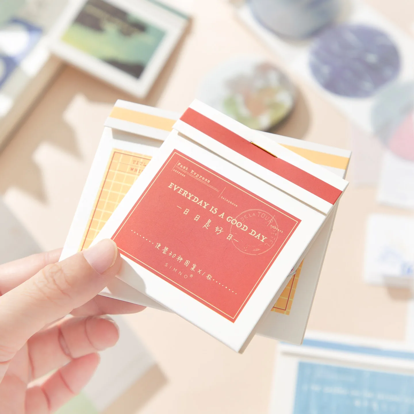 Journal GO 30sheets Creative Folding Memo Pads Unique Shaped Notes for Office School Stationery Cute Note Pads