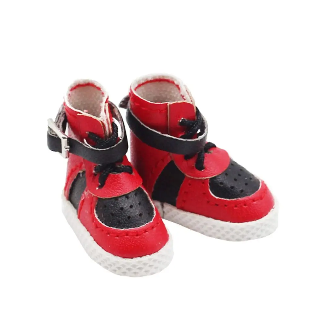 Scarpe da bambola Obitsu 11 alte Scarpe da ginnastica di moda High Street 1/12 Scarpe da bambola Bjd Fondo spesso multicolore 1/12 Scarpe casual Bjd