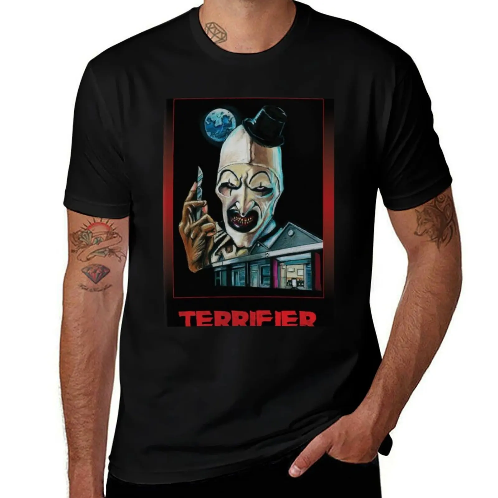 

Terrifier movie horror art the clown T-Shirt baggy shirts Clothing anime shirt luxury clothing labubu mens fashion