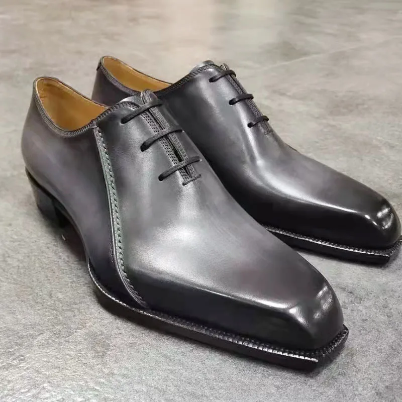 

Spring Summer Autumn Winter Men's Leather Shoes Oxford Leather Fashion Handmade Banquet Shoes Wedding Leather Shoes