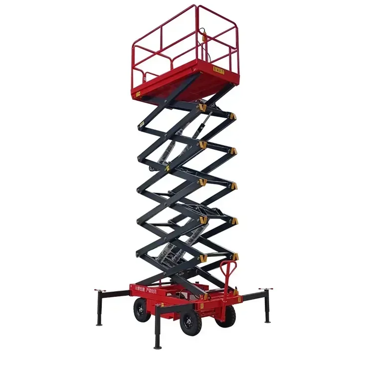 

Factory Electric Hydraulic Full-electromotion Scissor-type Work Platform Aerial Lifting Mobile Table Self Propelled Scissor Lift