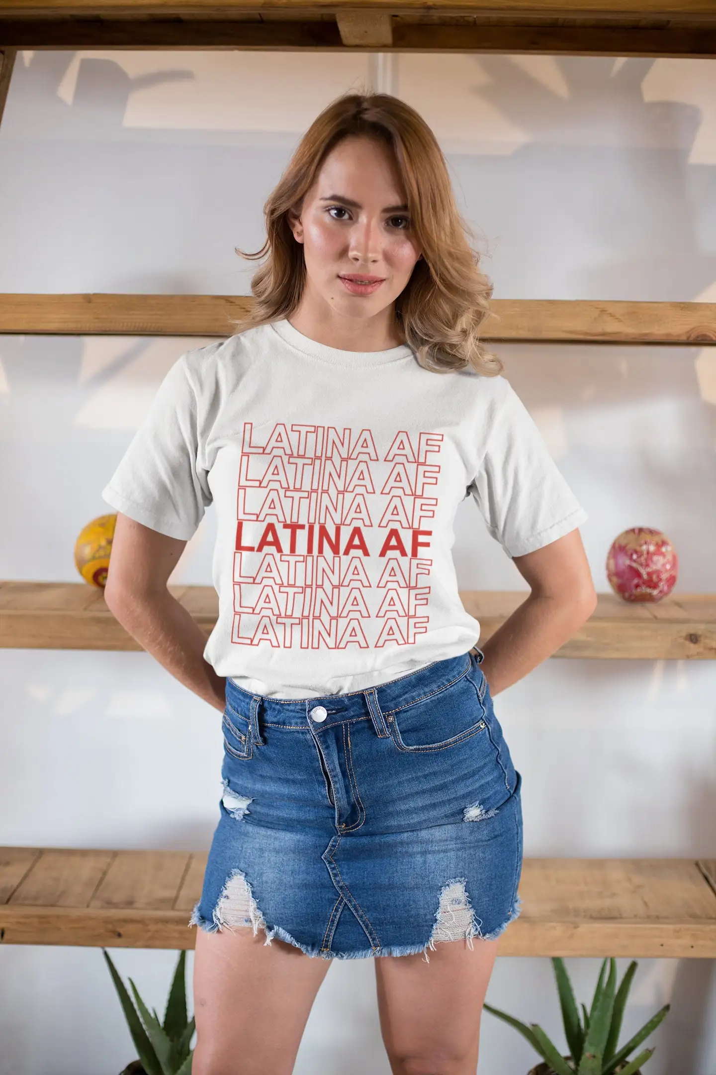 

Latina Af T Shirt Unique Clothes For Her Handame Clothing Spanish