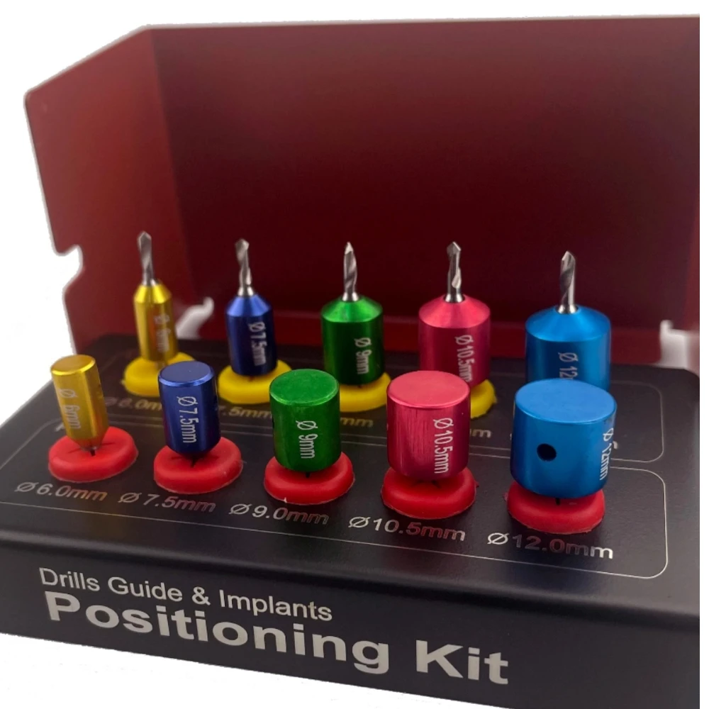 Dental Implant Guide Drill Positioning Drill Kit Titanium Guided Surgery Pins Dental Implant Tools Dental Supplies