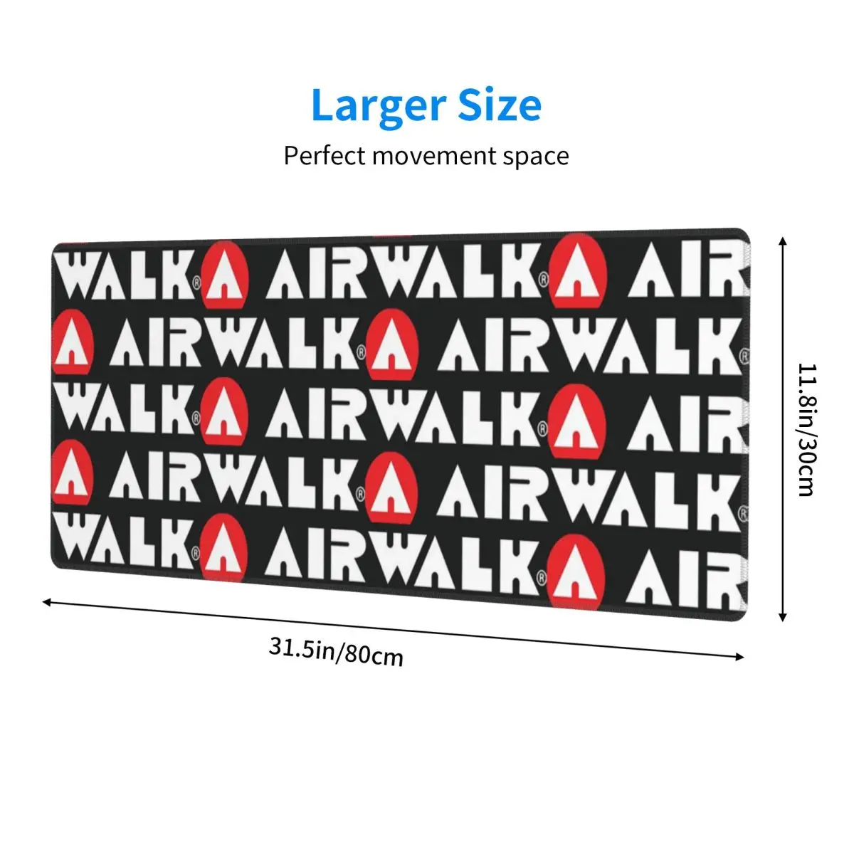 Large Mouse Pad Airwalk Logo Gamer PC Laptop Mats Keyboard Carpet Computer Gaming Office Accessories Desk Mat
