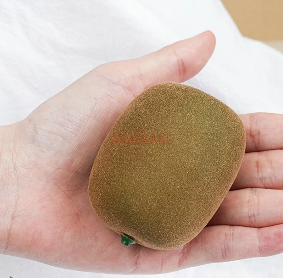 1pcs Simulation kiwi fake fruit model set, home cabinet decoration, photography props, early education