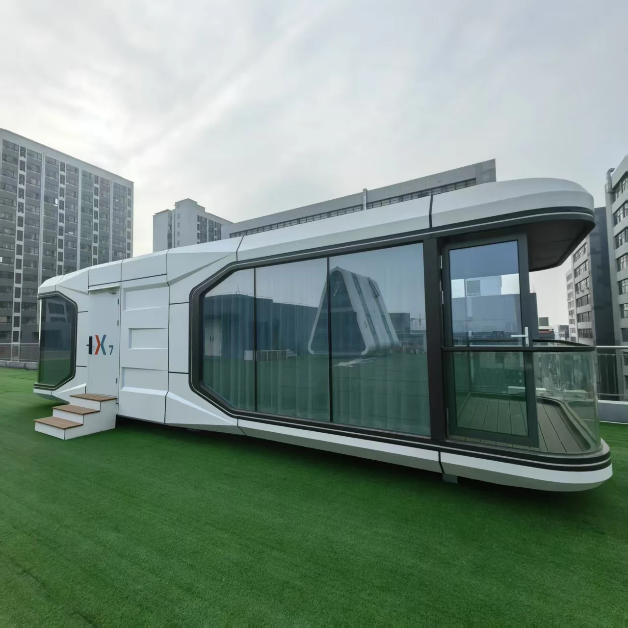 

Space Capsule House for Villa and Hotel Customized Prefab House Easy Installation Tiny Movable House 2 Bedroom