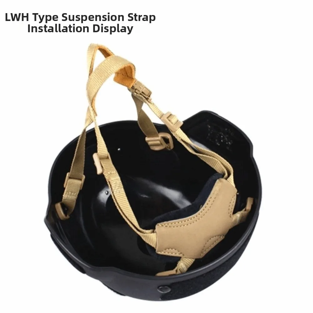 4 Point Retention Sport Helmet Retention System Stable Under Rotational Forces Fixed Design Helmet Suspension System